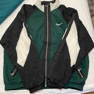 Vintage 1994 Nike Lined Windbreaker GREEN/BLACK WHITE Men’s XL